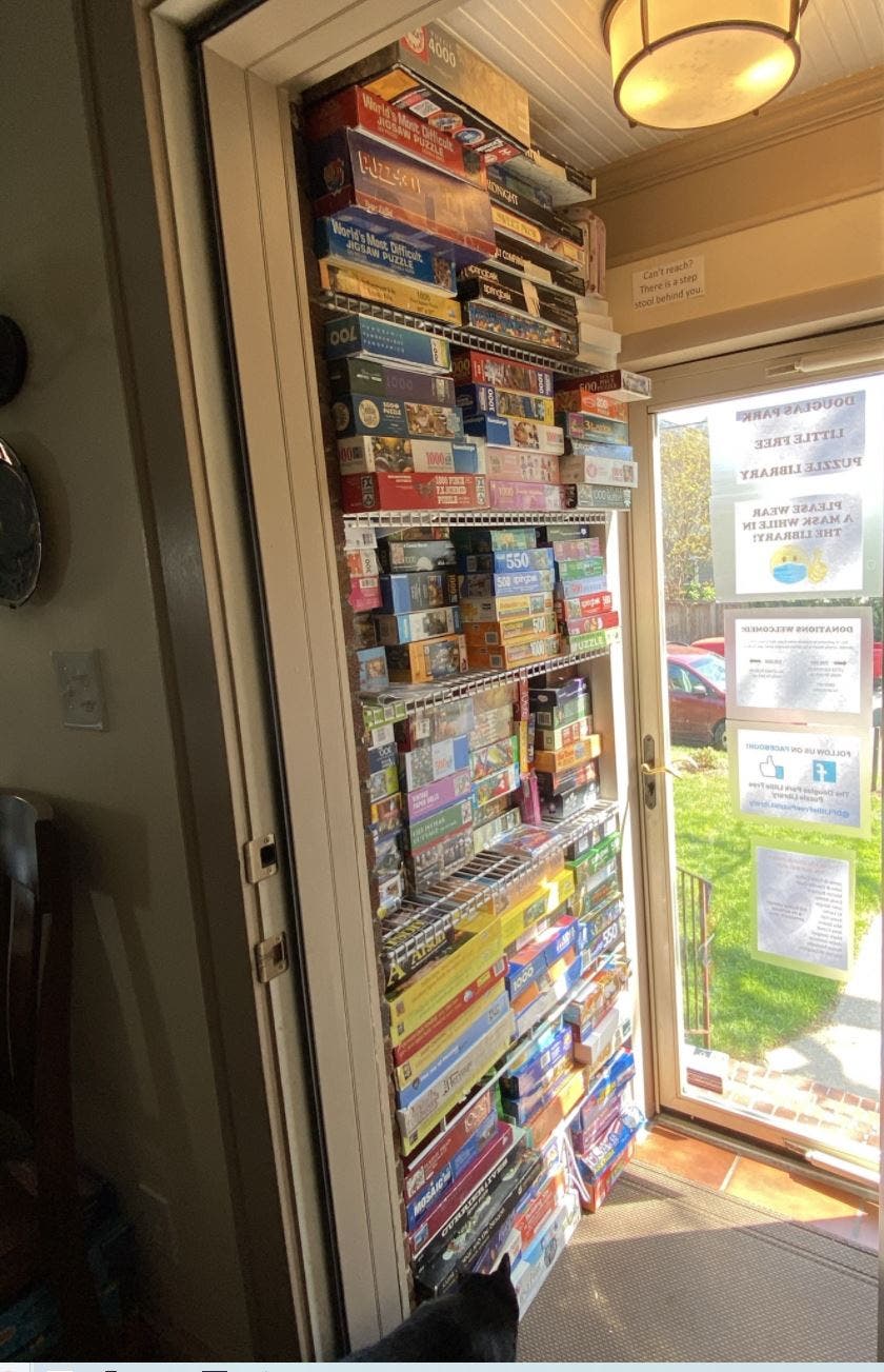 Puzzle Library In Arlington Home Features Puzzles For All Ages